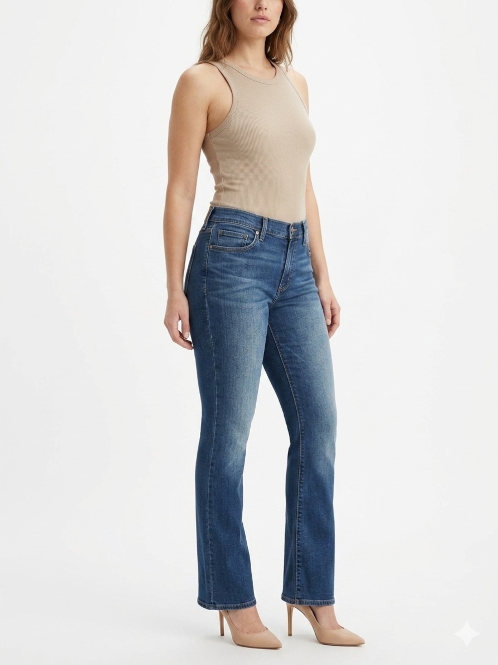 Levi’s 524 Bootcut Jeans Women’s 30 W30 L32 Medium Wash Stretch Denim